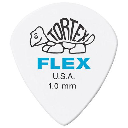 468P100 Tortex Flex Jazz III 1,00 mm Sachet de 12 Dunlop