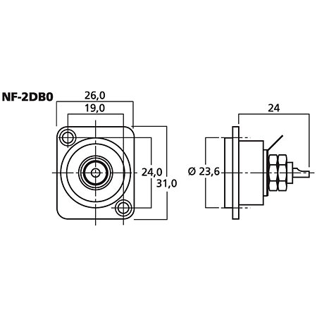 NF2D-B9 Neutrik