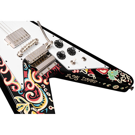 Flying-V Jimi Hendrix Love Drops Ebony Epiphone