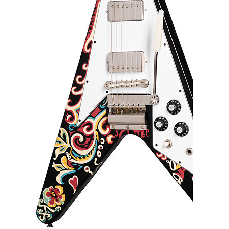 Flying-V Jimi Hendrix Love Drops Ebony Epiphone