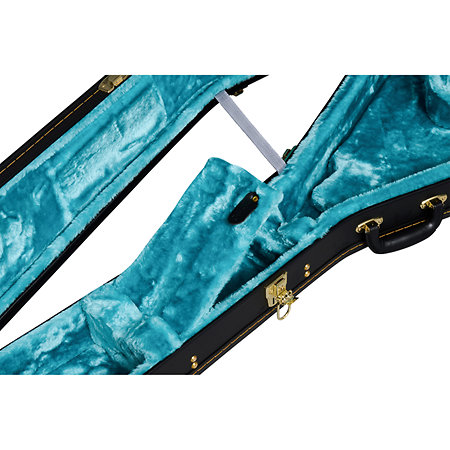 Flying-V Jimi Hendrix Love Drops Ebony + Etui Gaucher Epiphone