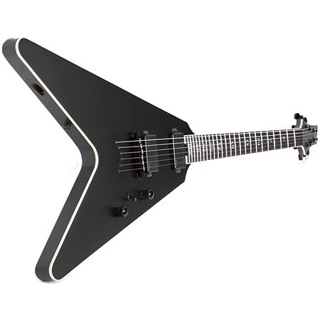 Schecter V-1 SLS Elite Evil Twin Satin Black