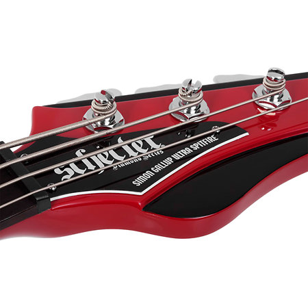 Simon Gallup Signature Ultra Spitfire Red Schecter