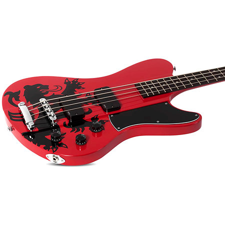 Simon Gallup Signature Ultra Spitfire Red Schecter