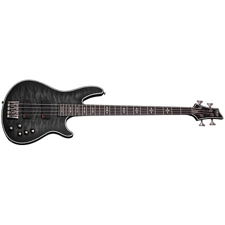 Hellraiser Extreme 4 See Thru Black Satin Schecter