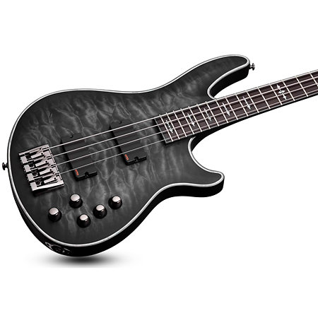 Hellraiser Extreme 4 See Thru Black Satin Schecter