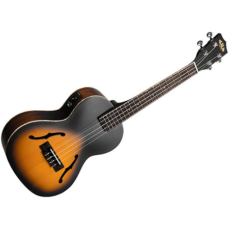 Archtop Tobacco Burst, Tenor électro-acoustique Kala