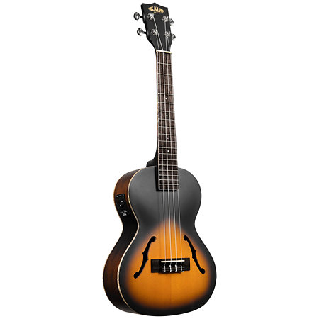 Archtop Tobacco Burst, Tenor électro-acoustique Kala