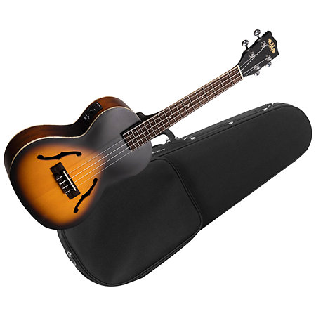 Kala Archtop Tobacco Burst Tenor électro-acoustique + étui