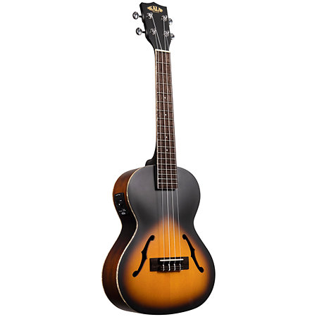 Archtop Tobacco Burst Tenor électro-acoustique + étui Kala