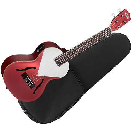 Archtop Chicago Red Tenor + étui Kala