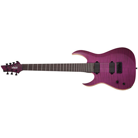 John Browne Tao-7 Satin Trans Purple LH Schecter