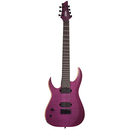 John Browne Tao-7 Satin Trans Purple LH Schecter