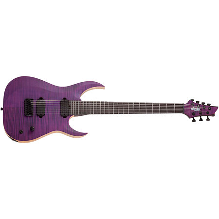 John Browne Tao-7 Satin Trans Purple Schecter