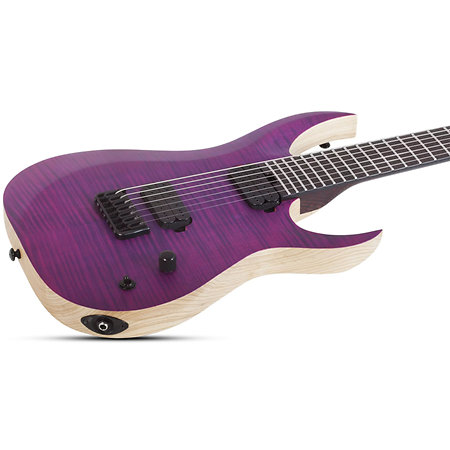 John Browne Tao-7 Satin Trans Purple Schecter