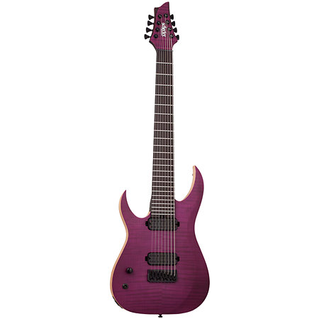 John Browne Tao-8 Satin Trans Purple LH Schecter