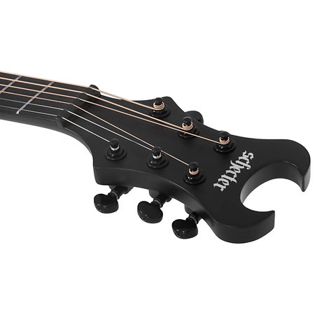 Machine Gun Kelly électro-acoustique Satin Black Schecter