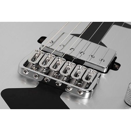 Schecter Machine Gun Kelly Razor Blade Metallic Silver