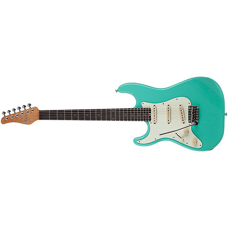 Nick Johnston Signature Micros SSS Atomic Green LH Schecter