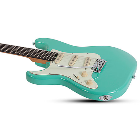 Nick Johnston Signature Micros SSS Atomic Green LH Schecter