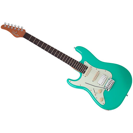 Schecter Nick Johnston Signature Micros HSS Atomic Green LH