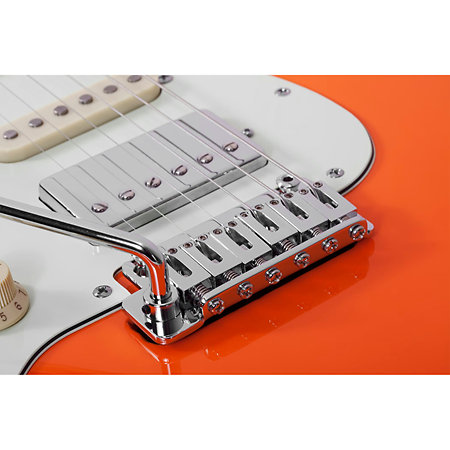 Nick Johnston Signature Micros HSS Atomic Orange LH Schecter