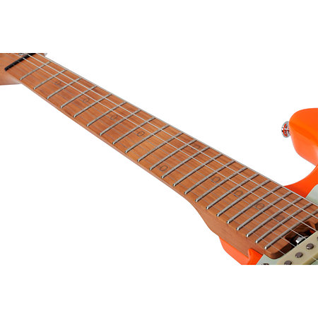 Nick Johnston Signature Micros HSS Atomic Orange LH Schecter