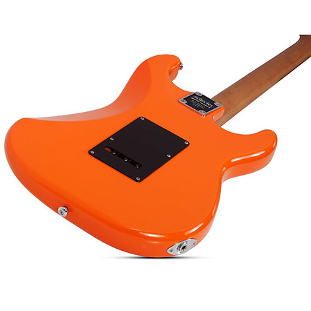 Nick Johnston Signature Micros HSS Atomic Orange LH Schecter