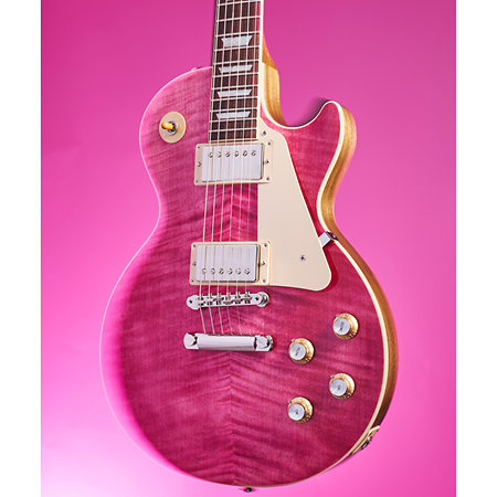 Gibson Les Paul Standard 60s Figured Top Translucent Fuchsia + Etui