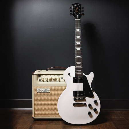 Gibson Les Paul Modern Studio Worn White + Housse