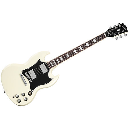 SG Standard Custom Color Classic White + Housse Gibson