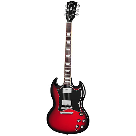 SG Standard Custom Color Cardinal Red Burst + Housse Gibson