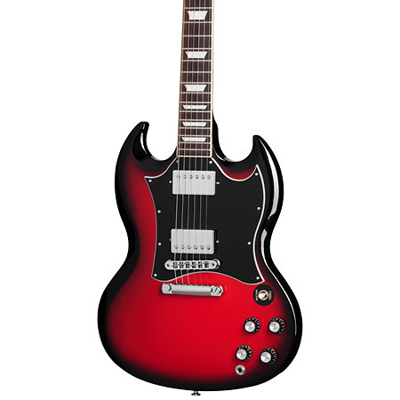 SG Standard Custom Color Cardinal Red Burst + Housse Gibson