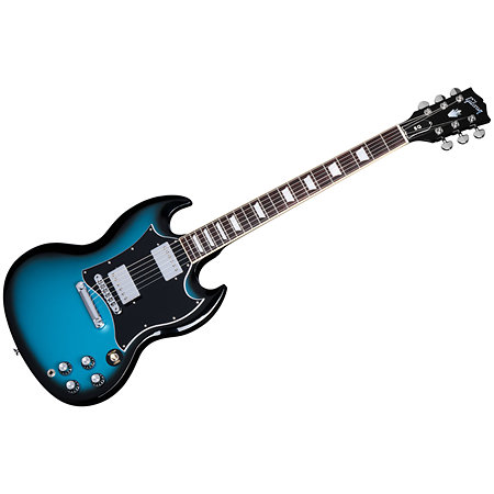 SG Standard Custom Color Pelham Blue Burst + Housse Gibson