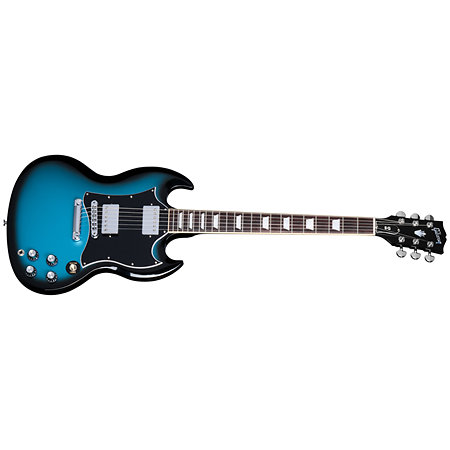 SG Standard Custom Color Pelham Blue Burst + Housse Gibson