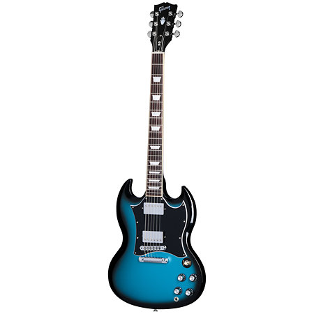 SG Standard Custom Color Pelham Blue Burst + Housse Gibson