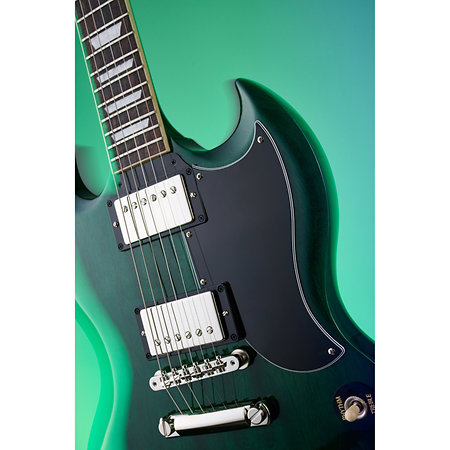 SG Standard 61 Custom Color Translucent Teal + Etui Gibson