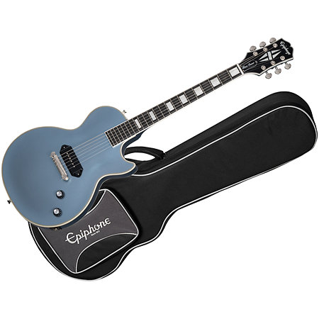 Epiphone Jared James Nichols "Blues Power" Les Paul Custom Aged Pelham Blues + housse