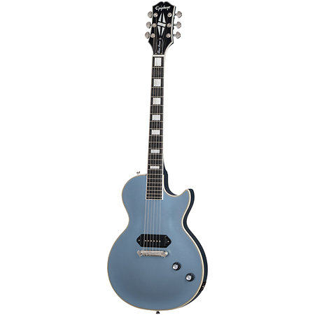 Jared James Nichols "Blues Power" Les Paul Custom Aged Pelham Blues + housse Epiphone