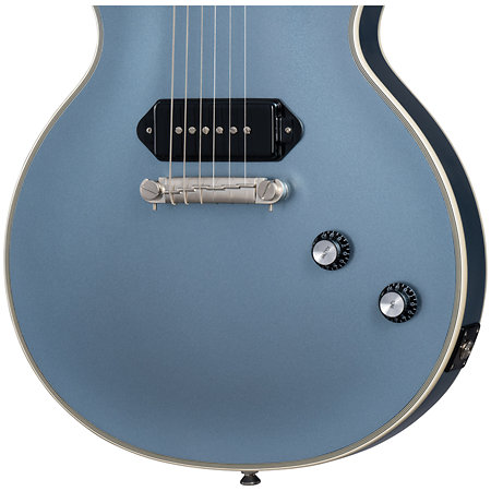 Jared James Nichols "Blues Power" Les Paul Custom Aged Pelham Blues + housse Epiphone