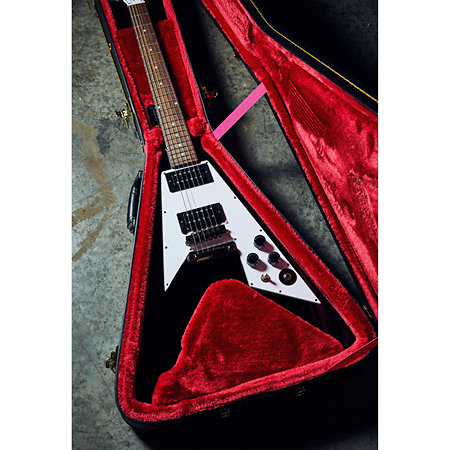 Kirk Hammett 1979 Flying V Ebony + étui Epiphone