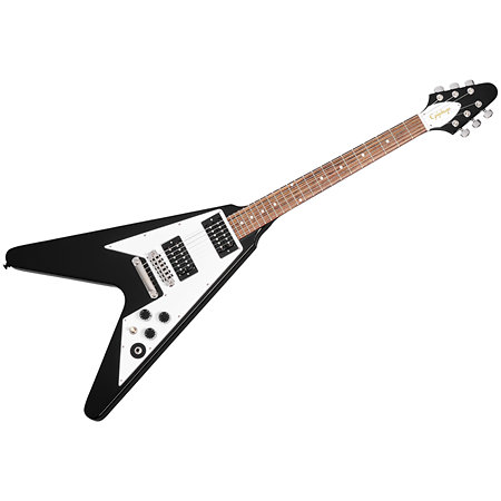 Kirk Hammett 1979 Flying V Ebony + étui Epiphone