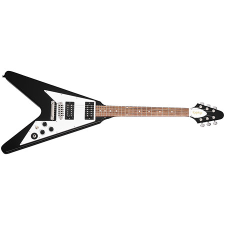 Kirk Hammett 1979 Flying V Ebony + étui Epiphone