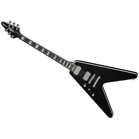 Epiphone Prophecy Flying V Aged Jet Black Metallic Gaucher + housse