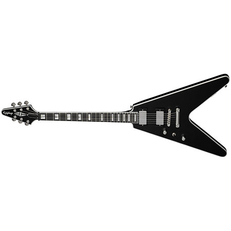 Epiphone Prophecy Flying V Aged Jet Black Metallic Gaucher + housse