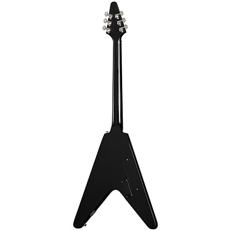 Prophecy Flying V Aged Jet Black Metallic Gaucher + housse Epiphone