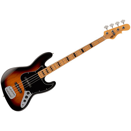 G&L Tribute Jazz Bass 3 Tons Sunburst