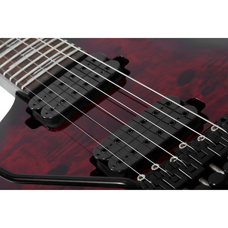 Omen Elite 6 FR Black Cherry Burst LH Schecter