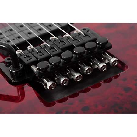 Omen Elite 6 FR Black Cherry Burst LH Schecter