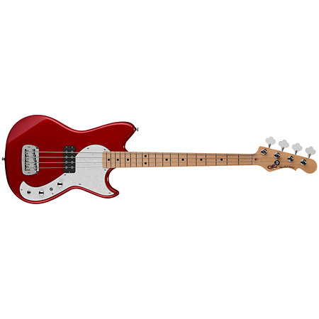 G&L Tribute Fallout Bass Candy Apple Red